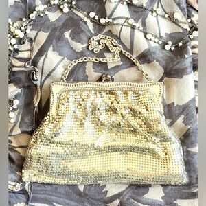 Whiting & Davis Silver Mesh Clutch